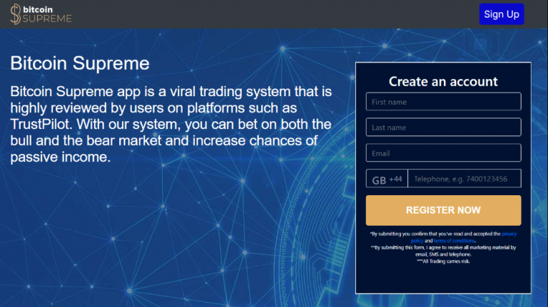 Bitcoin supreme Recension 2022: Är Bitcoin supreme en Bluff eller Inte0 (0)