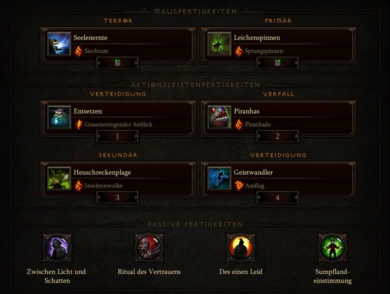 Witch Doctor Build in Diablo 3: Spirit of Arachyr0 (0)
